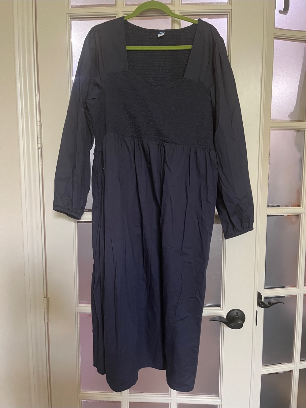XXL Old Navy Long Sleeve Smocked Bodice Dress